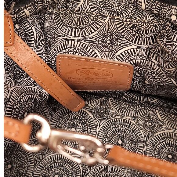 Brighton Ferrara Coll Giovana Canvas & Leather 3D Medallion Convertible Tote Bag - Picture 9 of 9